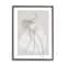 Stupell Industries Surreal Figure Expressive Body Abstract Contemporary in Black Frame Wall Art